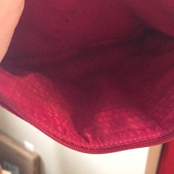 ♦️SOLD!♦️Kate Spade Pink Cosmetic Pouch & Tan Logo - Picture 5 of 8